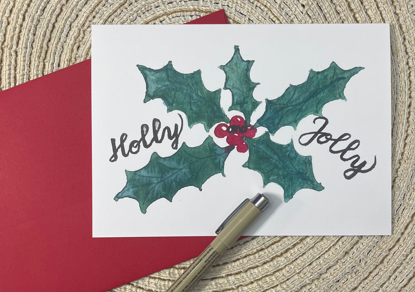 Christmas Card Holly