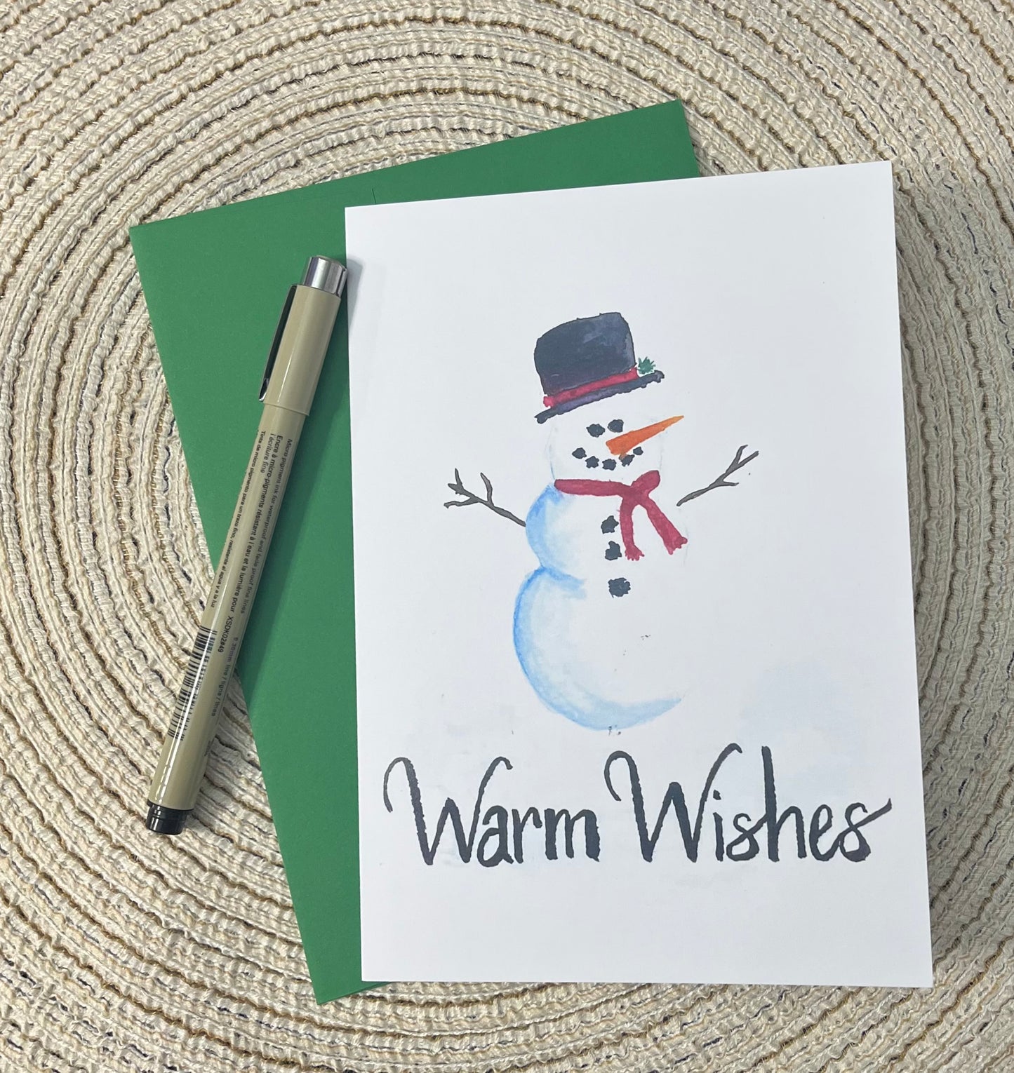 Christmas Card Snowman