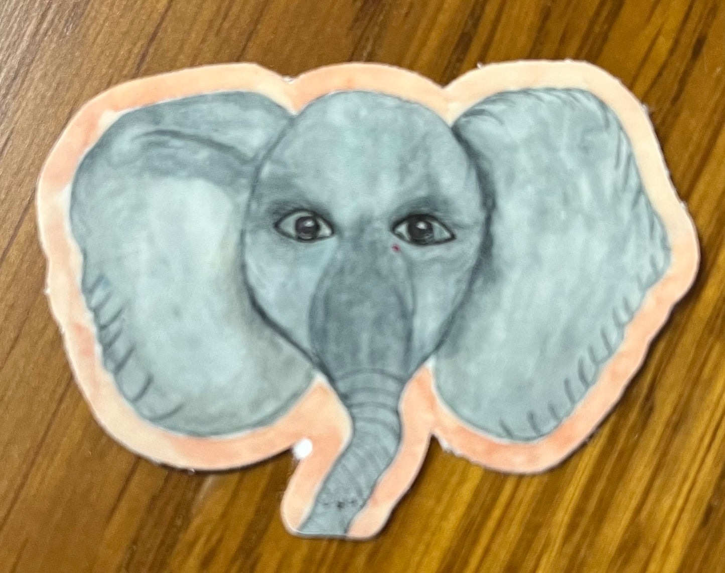 Eddie the Elephant Sticker