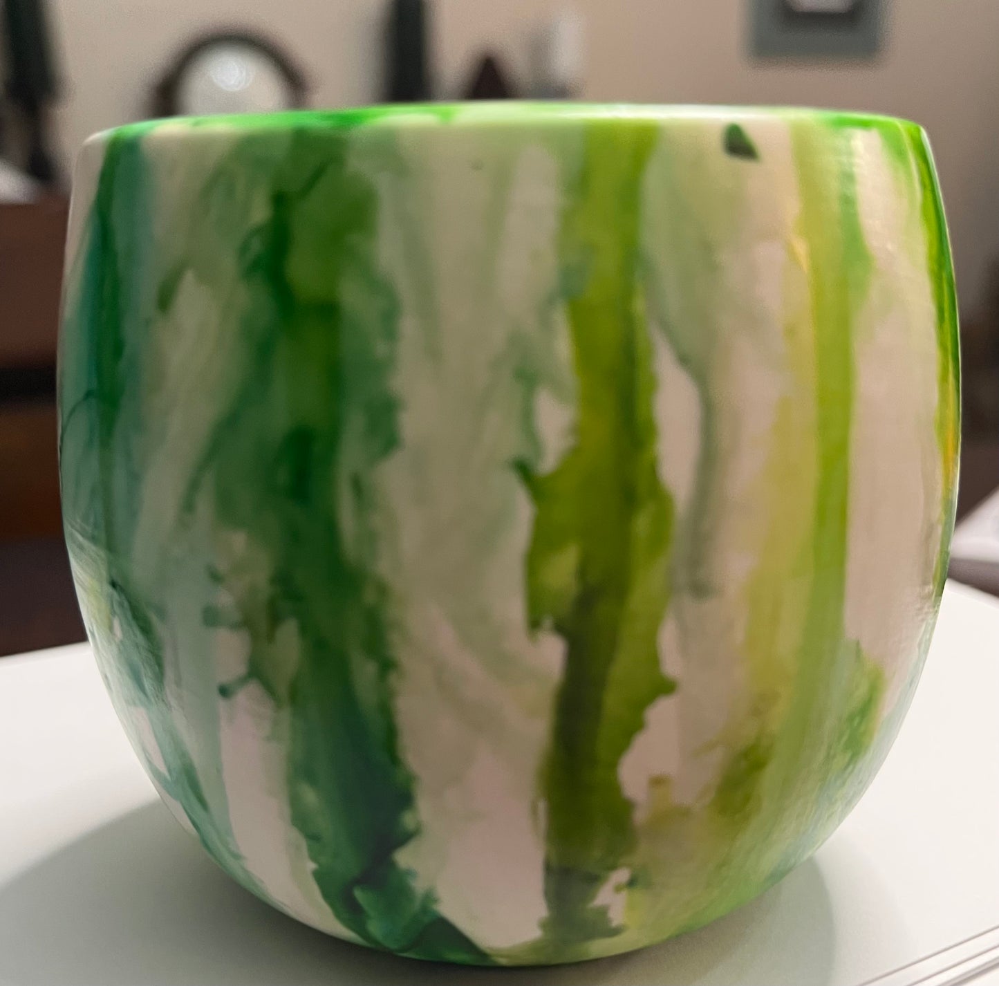 Alcohol Ink on Pots