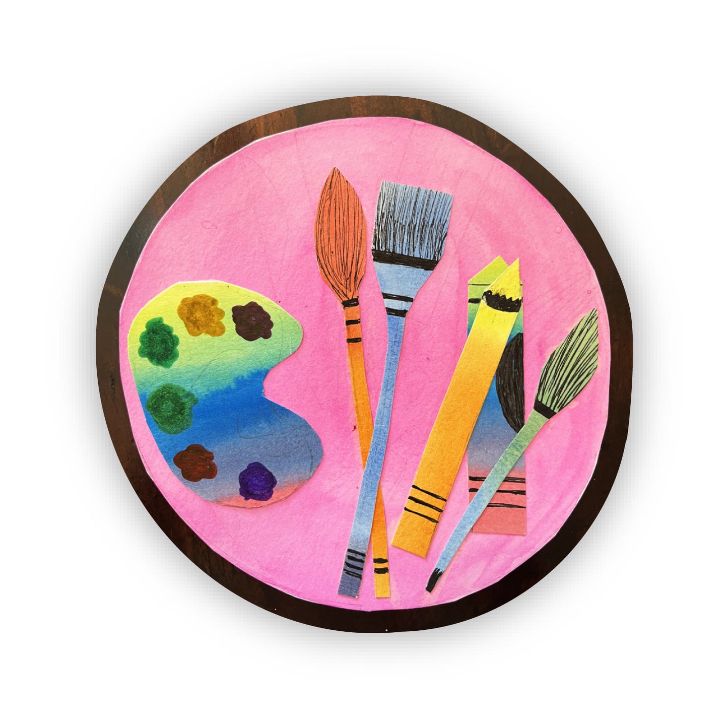 Watercolor Art Sticker