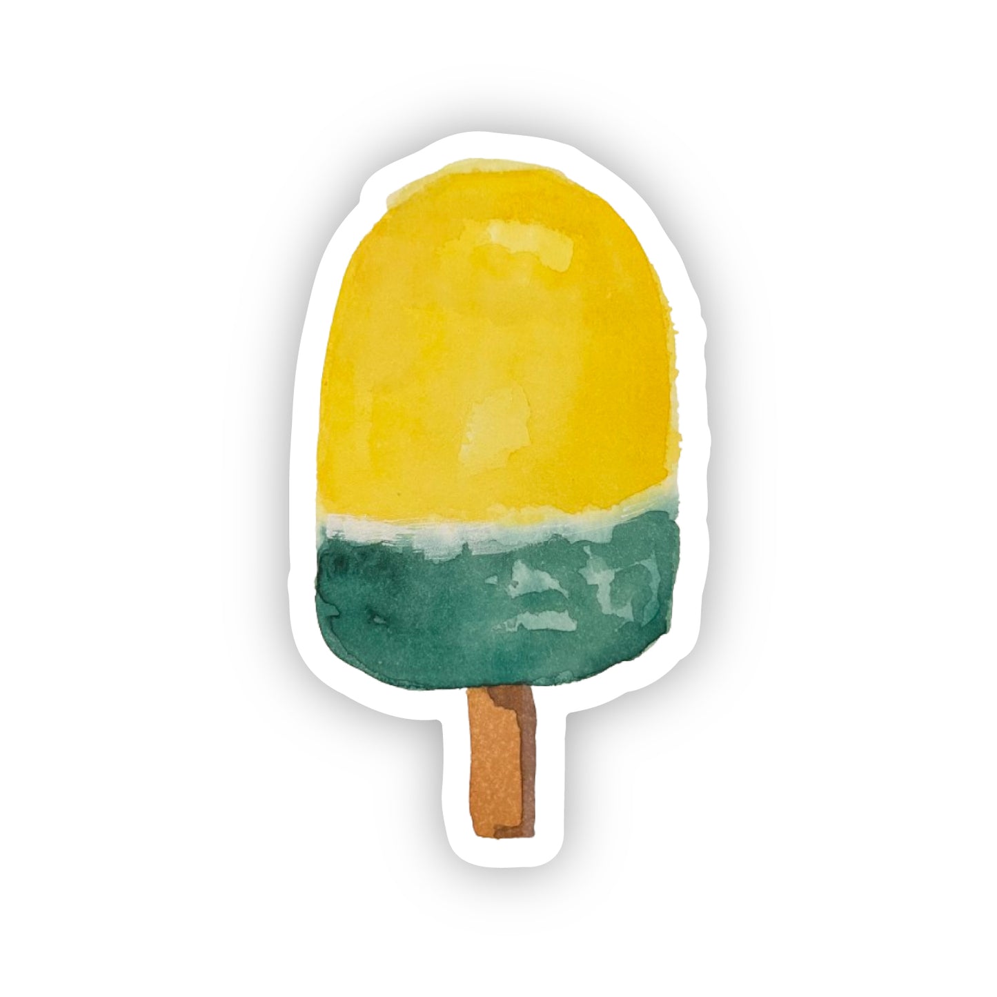 Yellow Popsicle Sticker