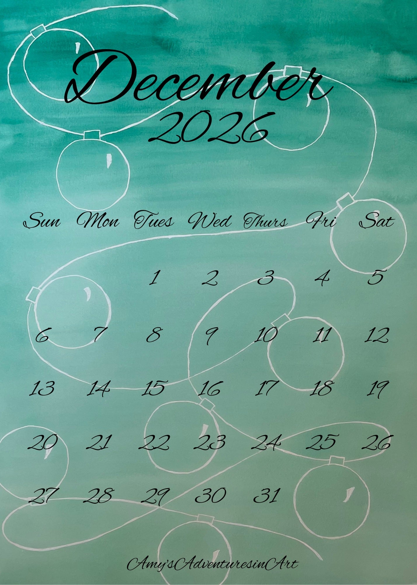 Gradient Calendar