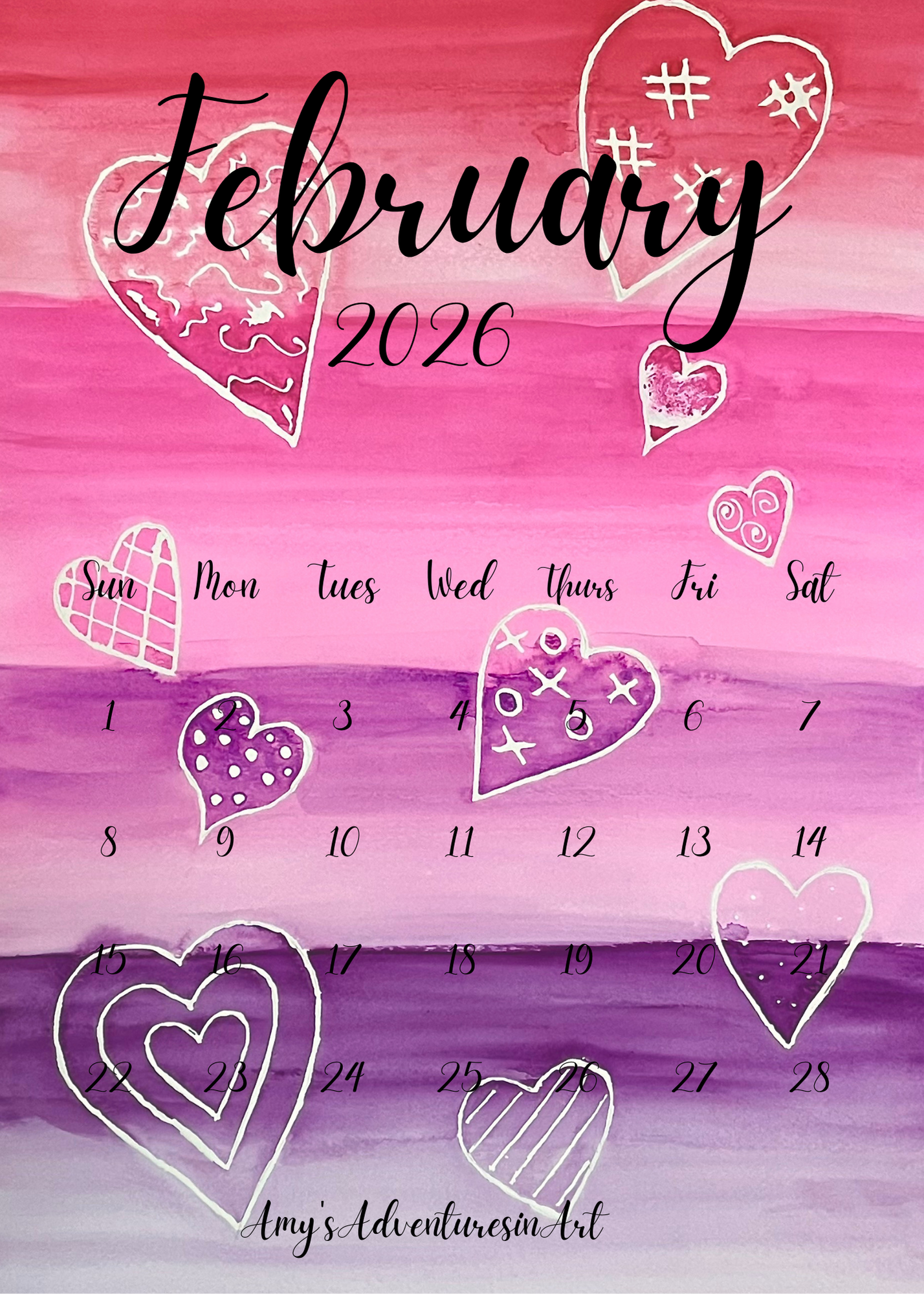 Gradient Calendar