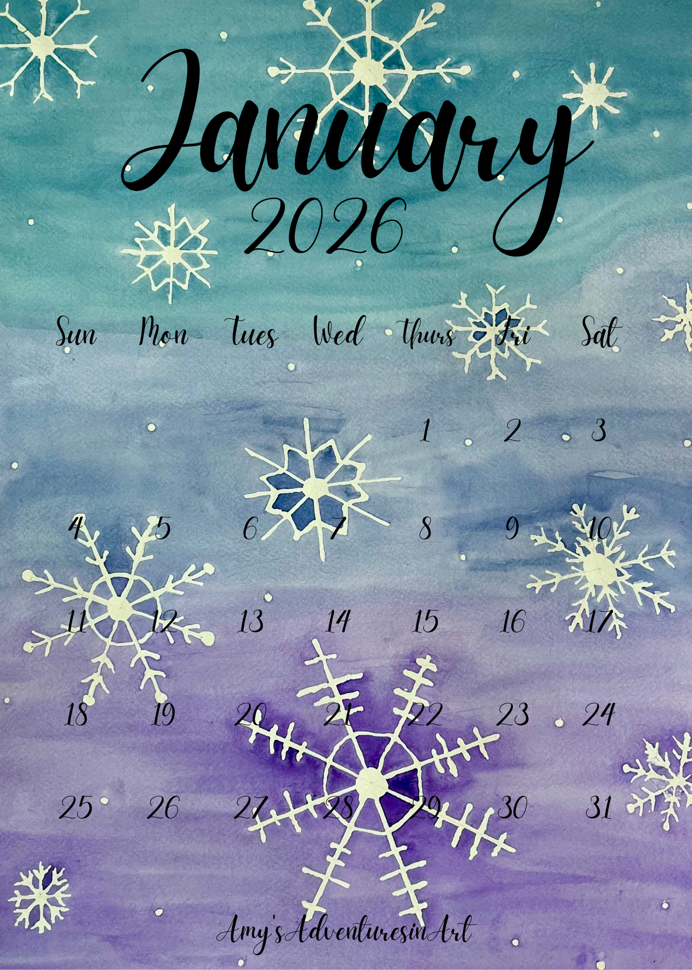 Gradient Calendar