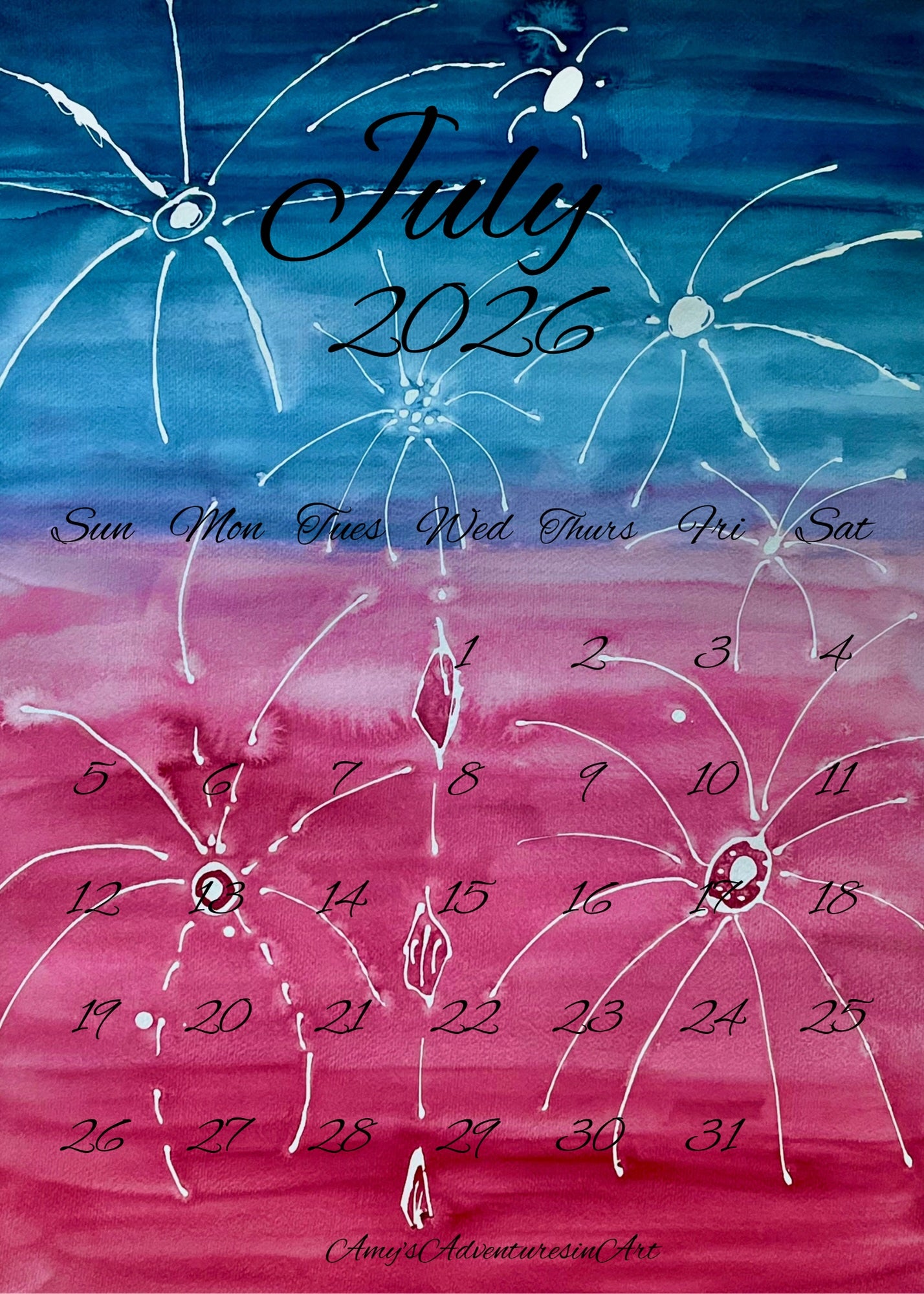 Gradient Calendar