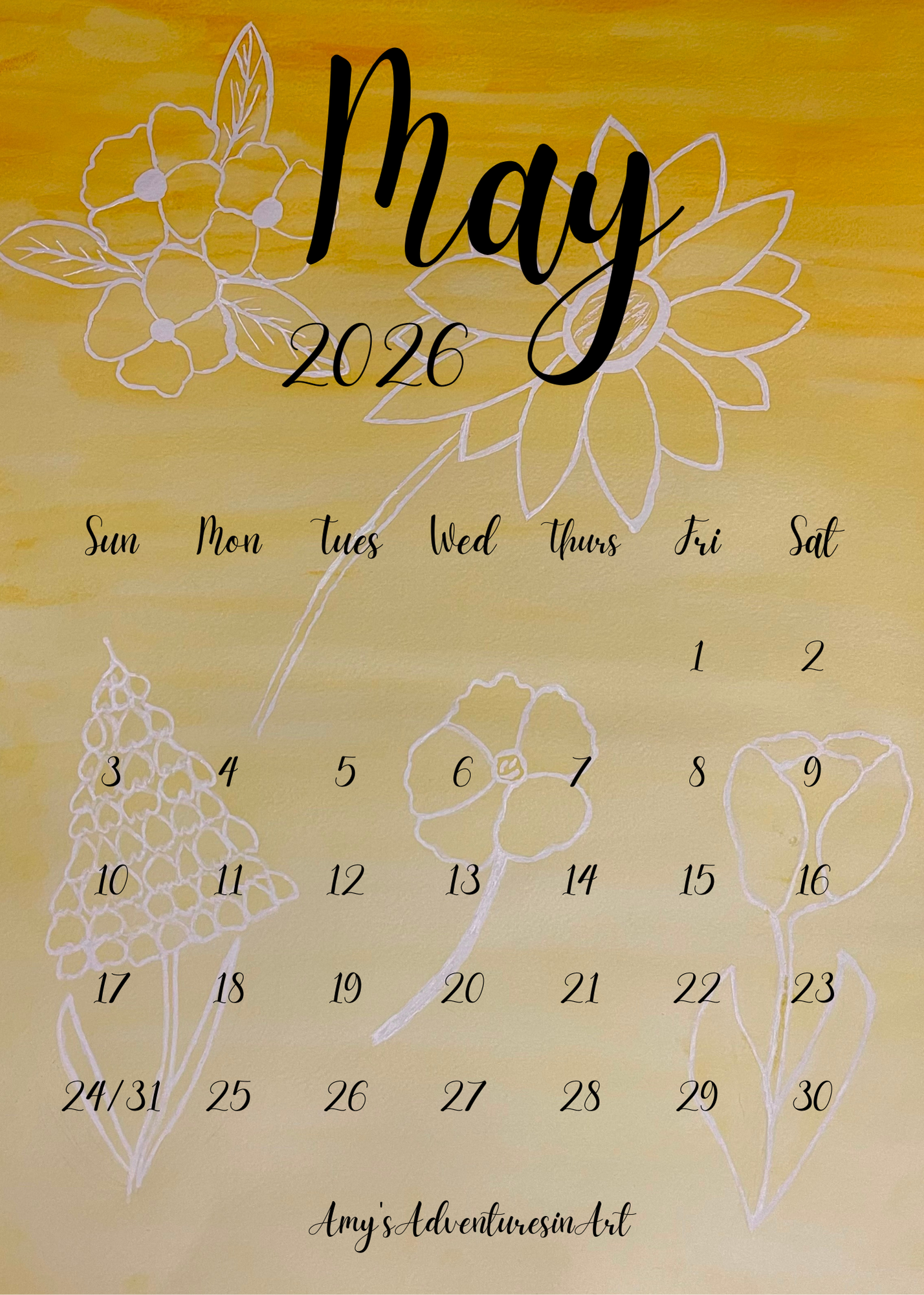 Gradient Calendar