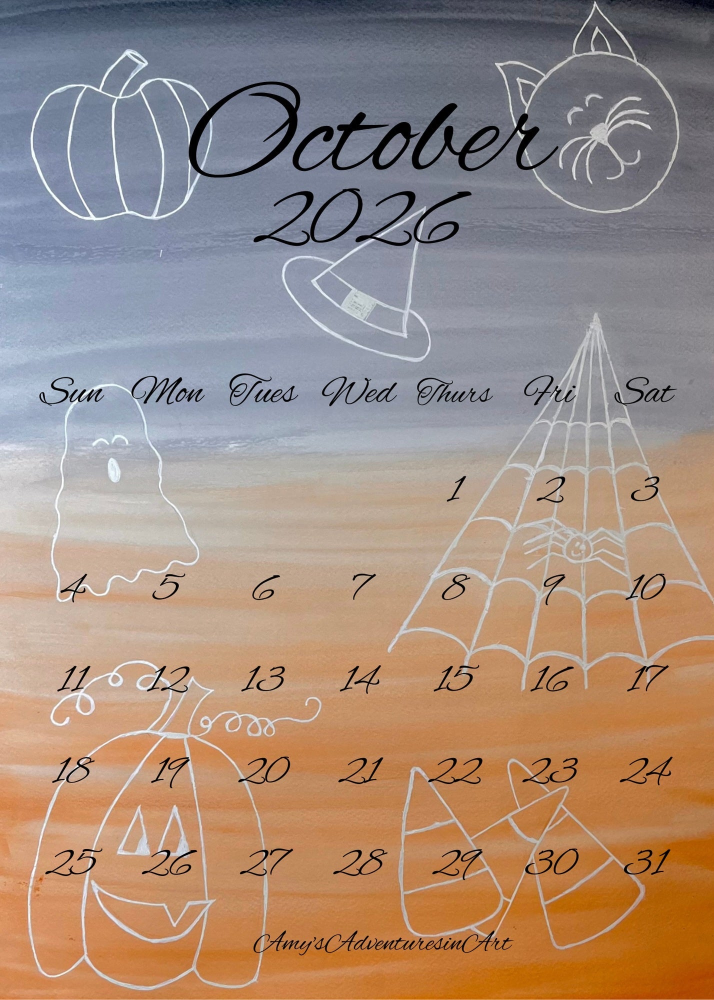 Gradient Calendar