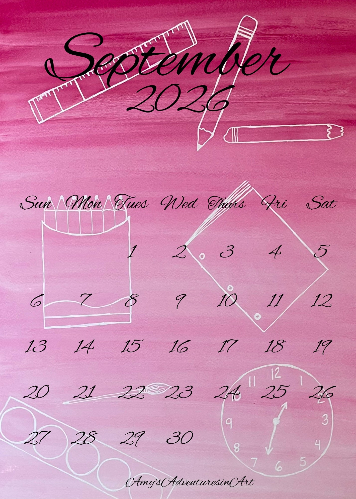 Gradient Calendar