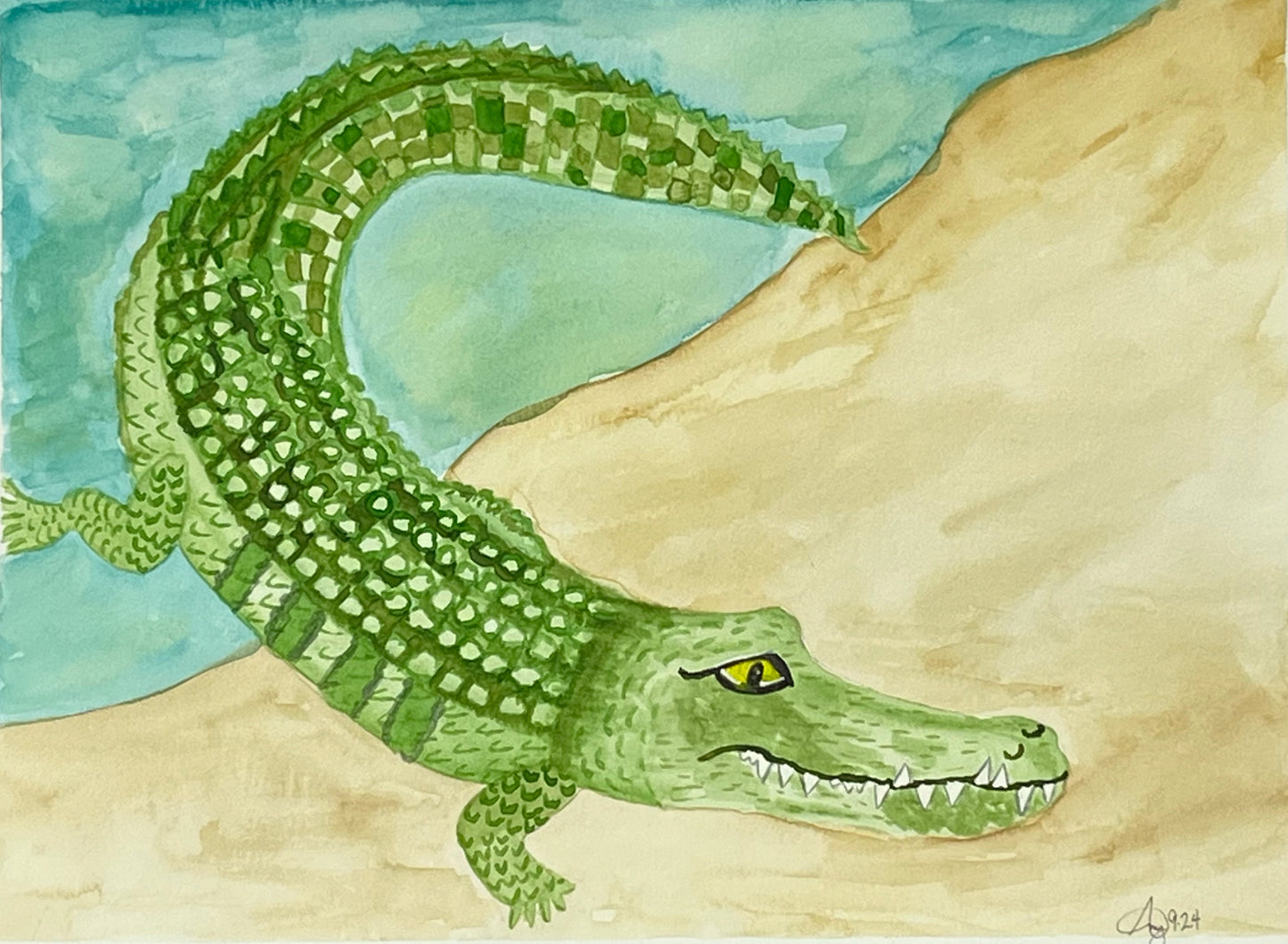 Avery Alligator Print