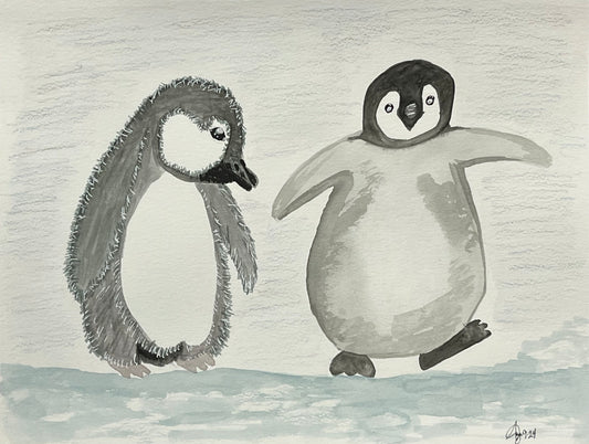 Baby Penguins Print