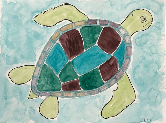 Tilly Turtle Print