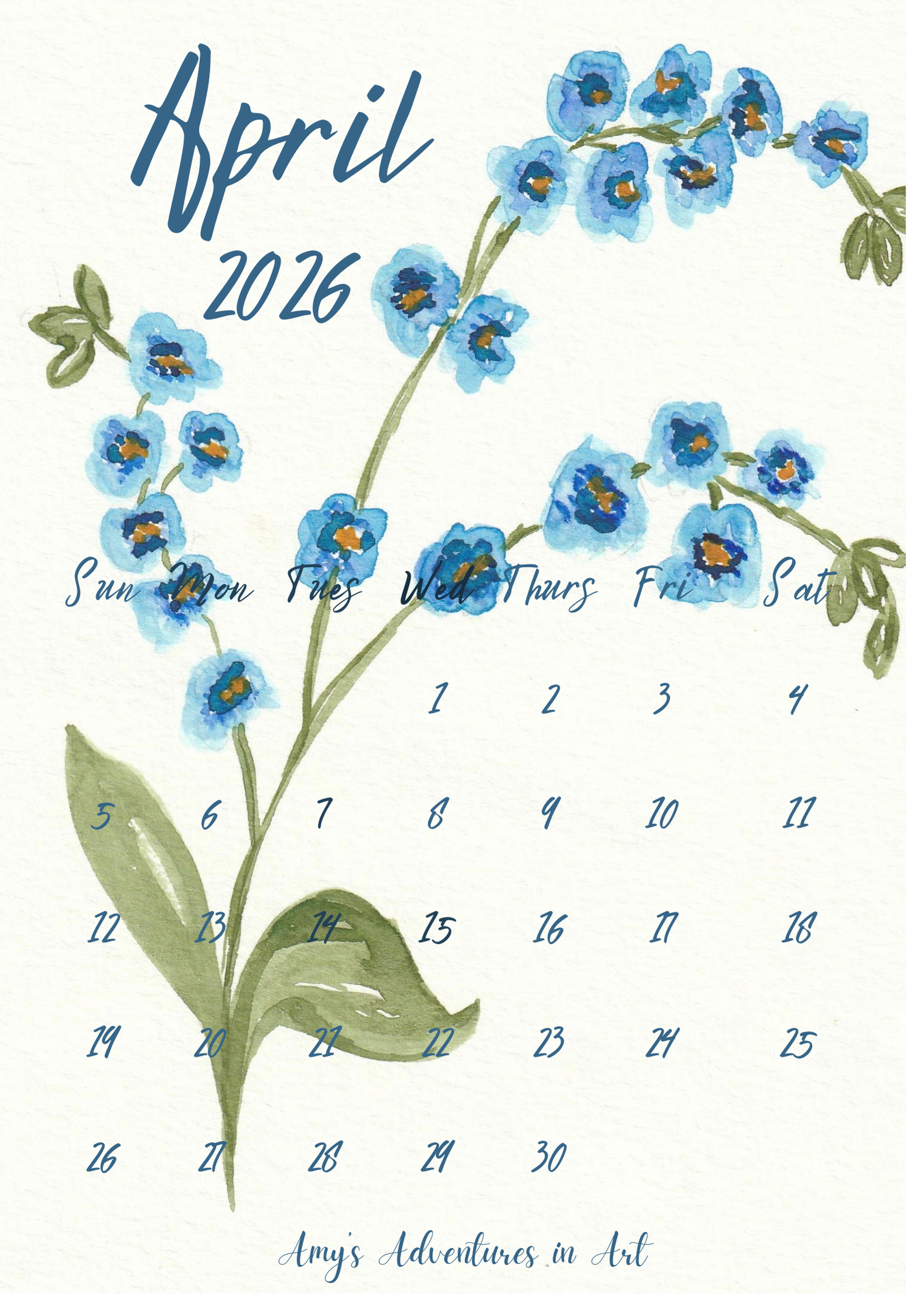 Flower Calendar