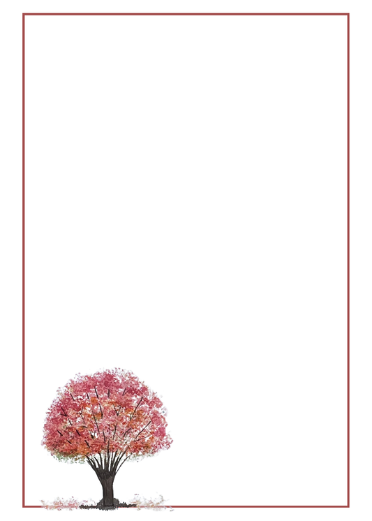 Autumn Tree Notepad