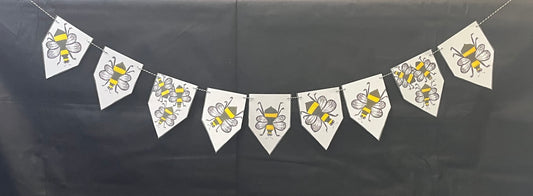 Bee Watercolor Garland