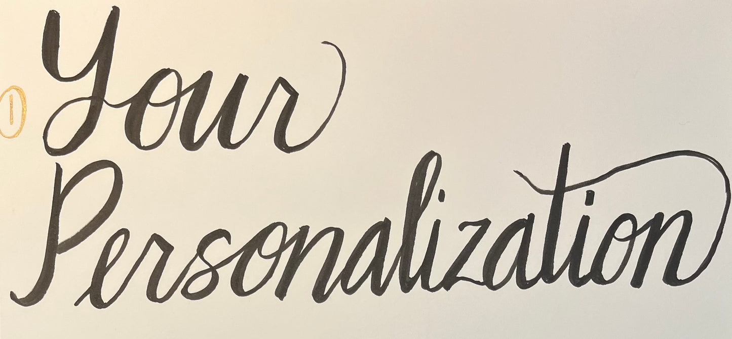 School Supplies Personalized Sign