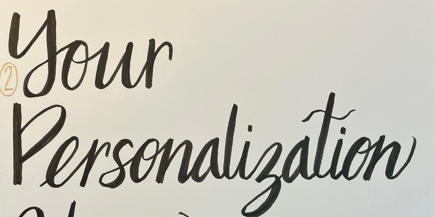 School Supplies Personalized Sign