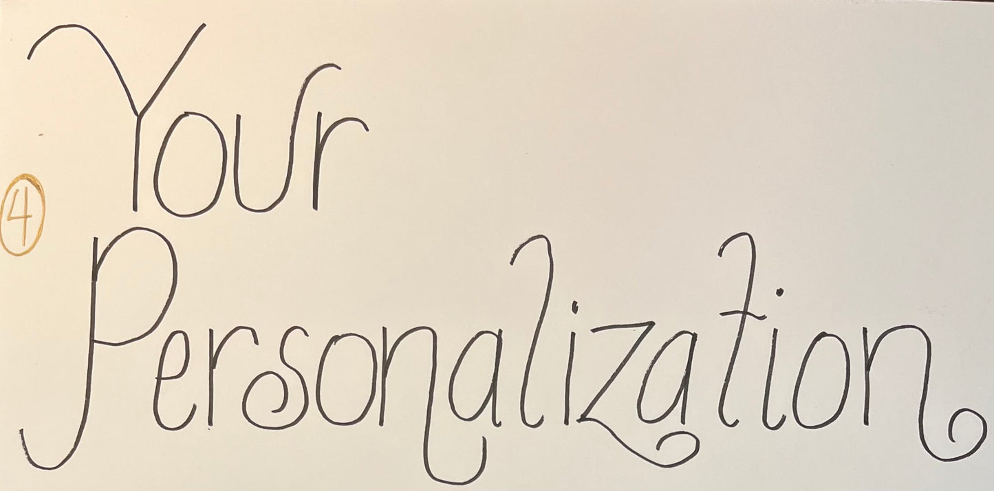 School Supplies Personalized Sign