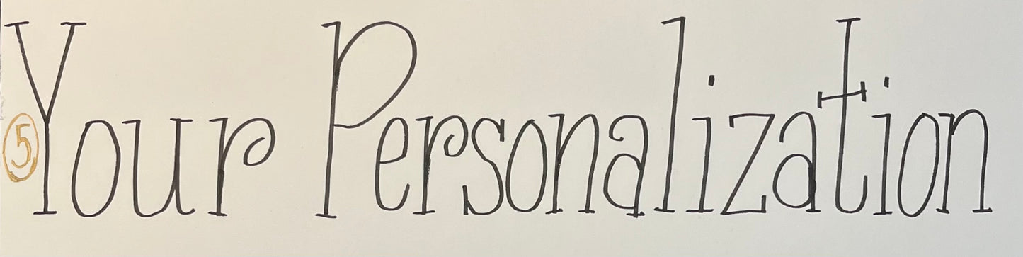 School Supplies Personalized Sign