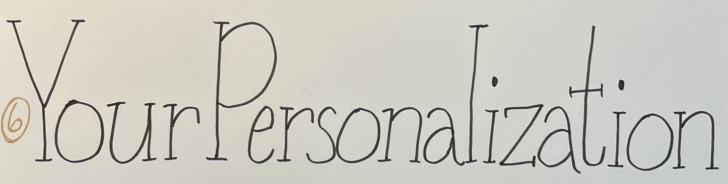 School Supplies Personalized Sign