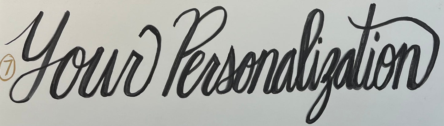 School Supplies Personalized Sign