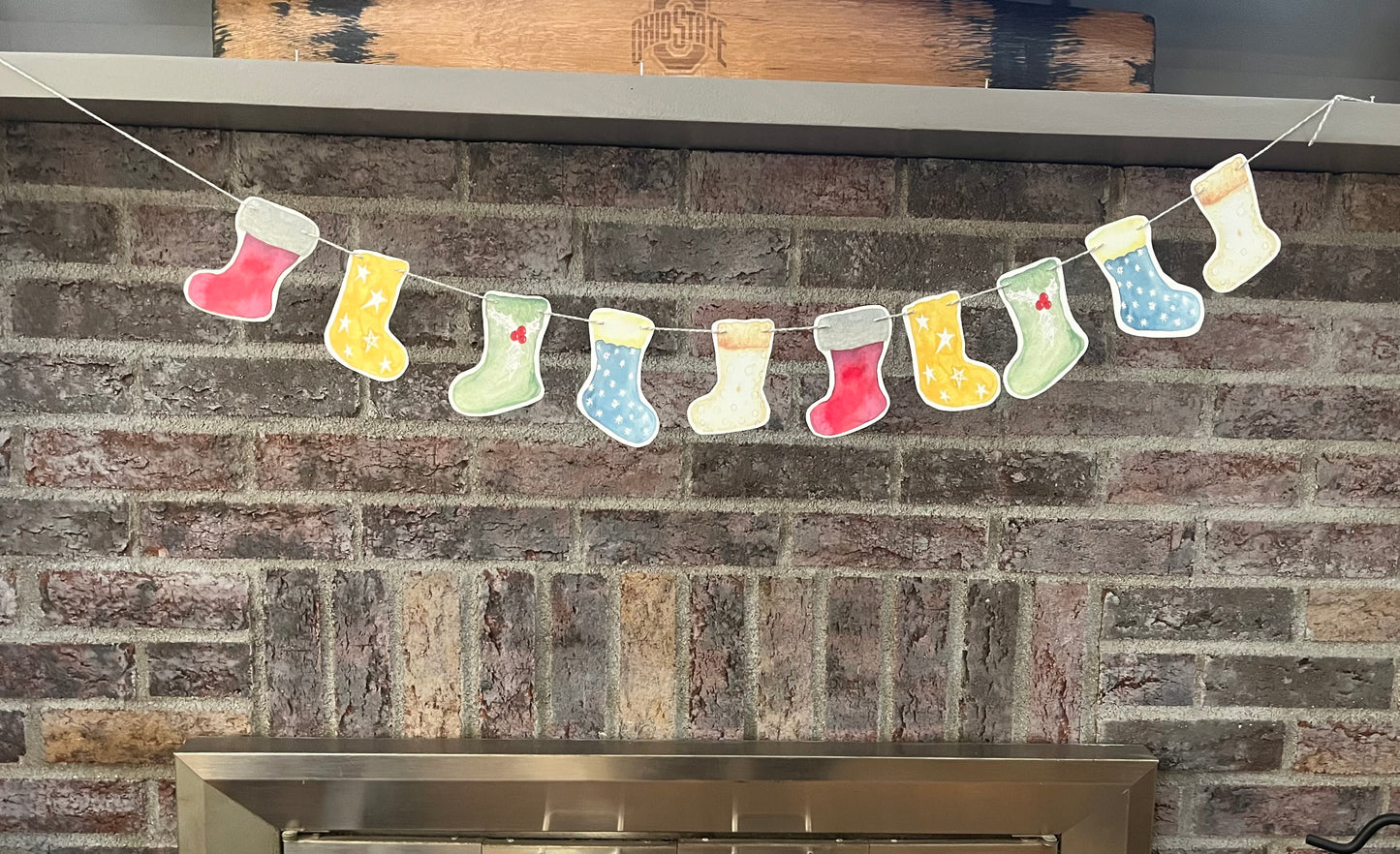 Christmas Stocking Garland