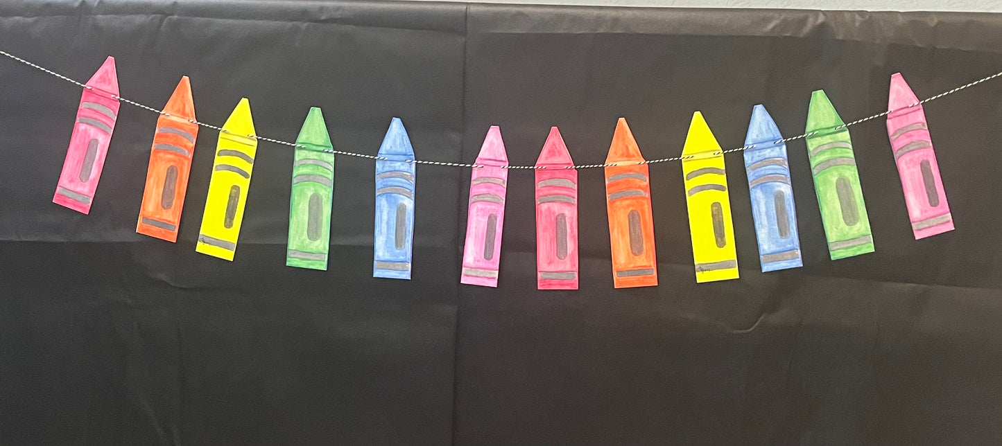 Crayon Garland