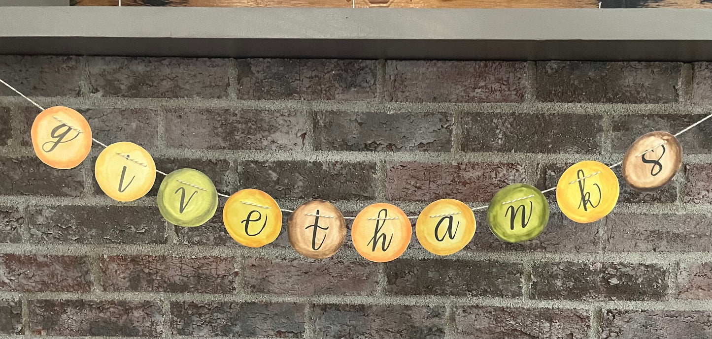 Celebrate/GiveThanks Garland