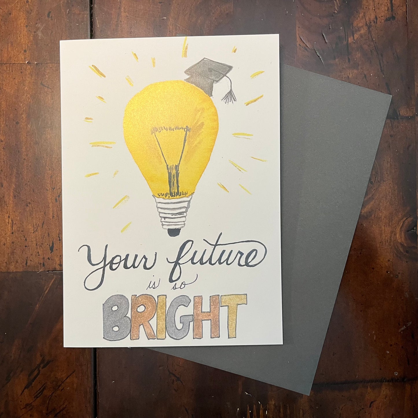 Bright Future Graduation Card