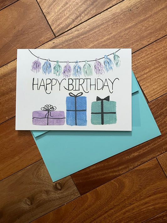 Happy Birthday Banner Card