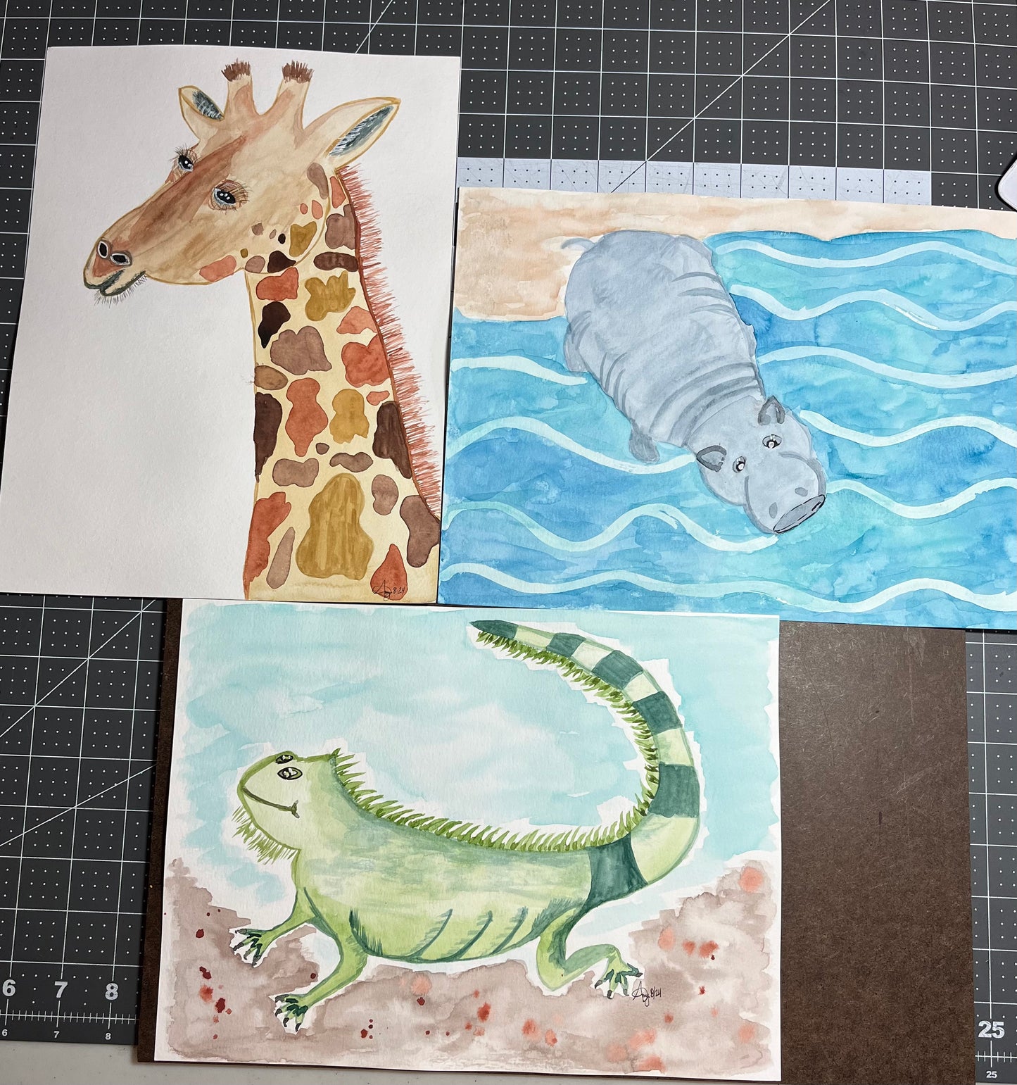 Animal Alphabet Prints 5x7