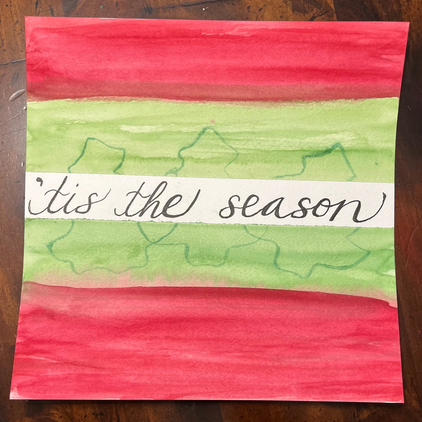 Watercolor Wednesday Seasonal Painting