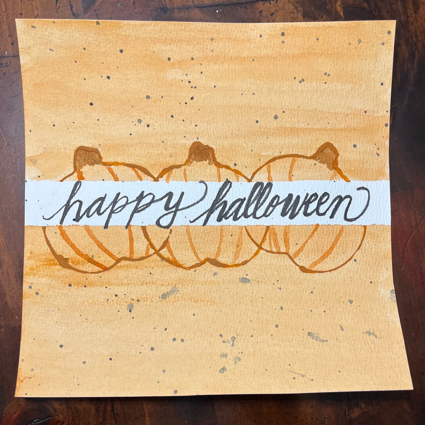 Watercolor Wednesday Seasonal Painting