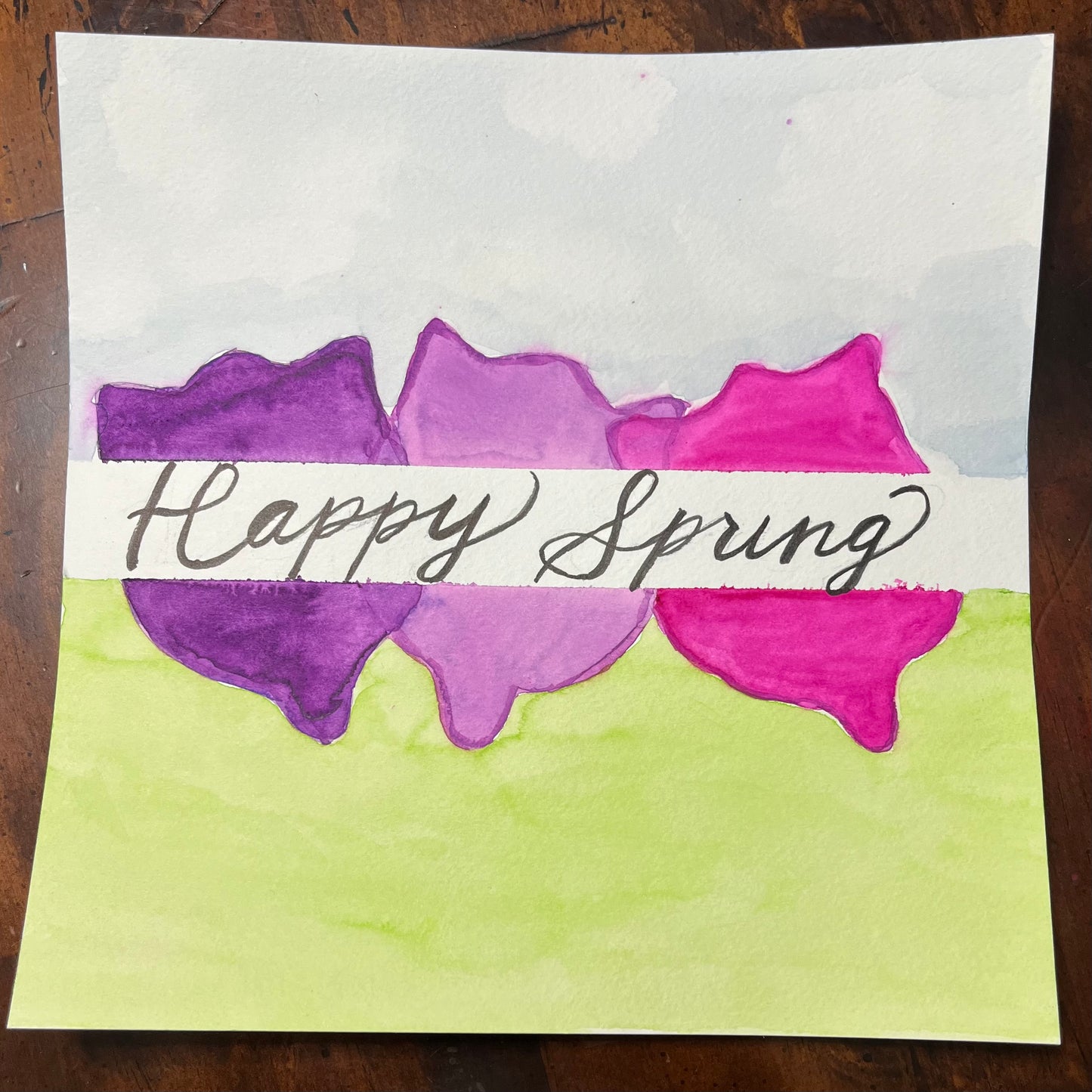 Watercolor Wednesday Seasonal Painting