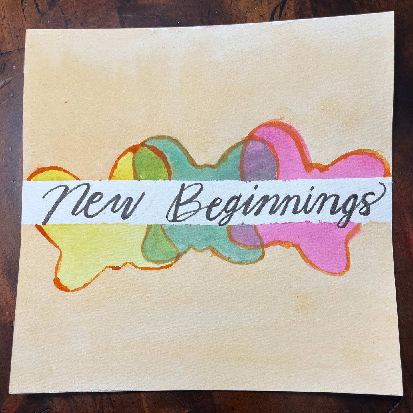 Watercolor Wednesday Seasonal Painting