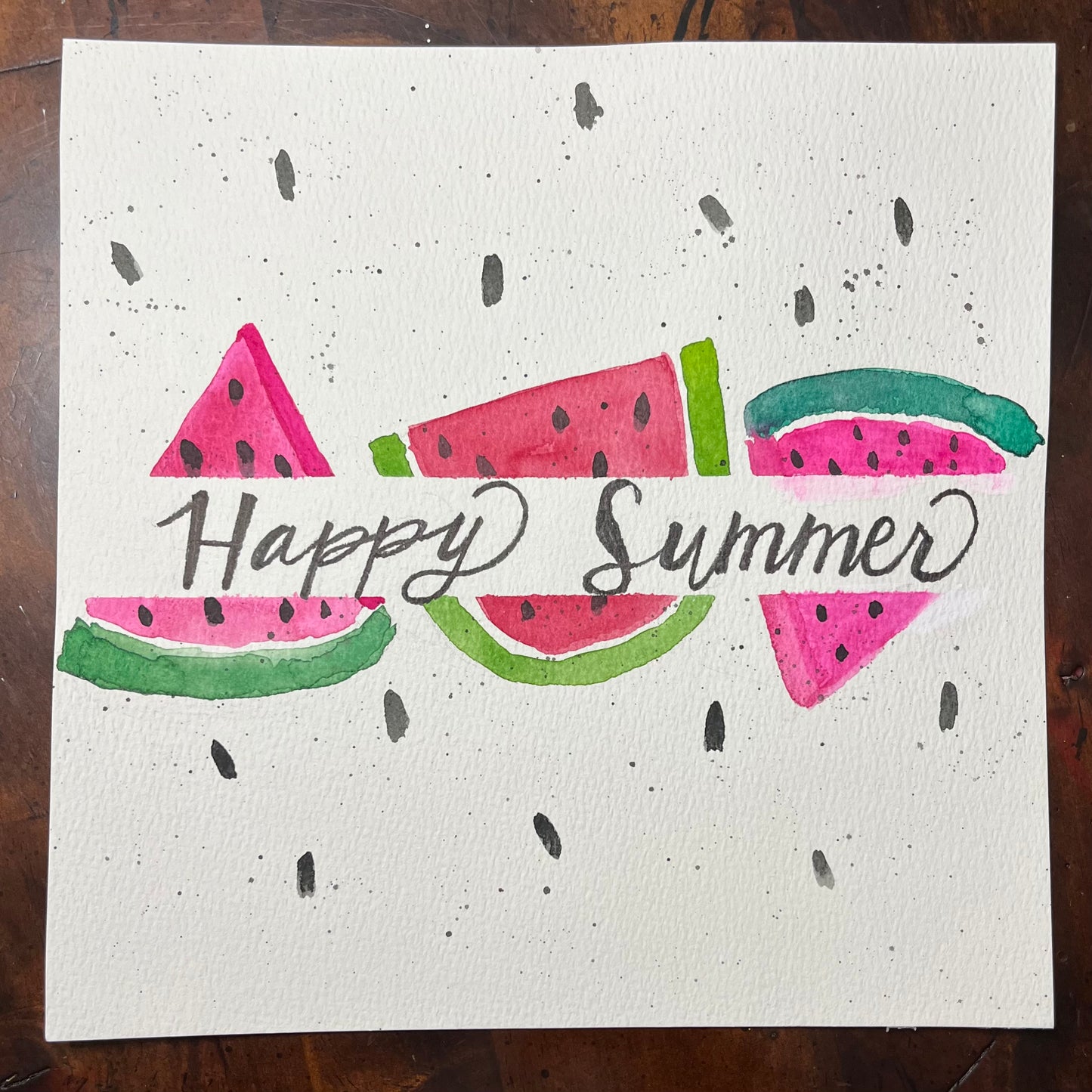 Watercolor Wednesday Seasonal Painting