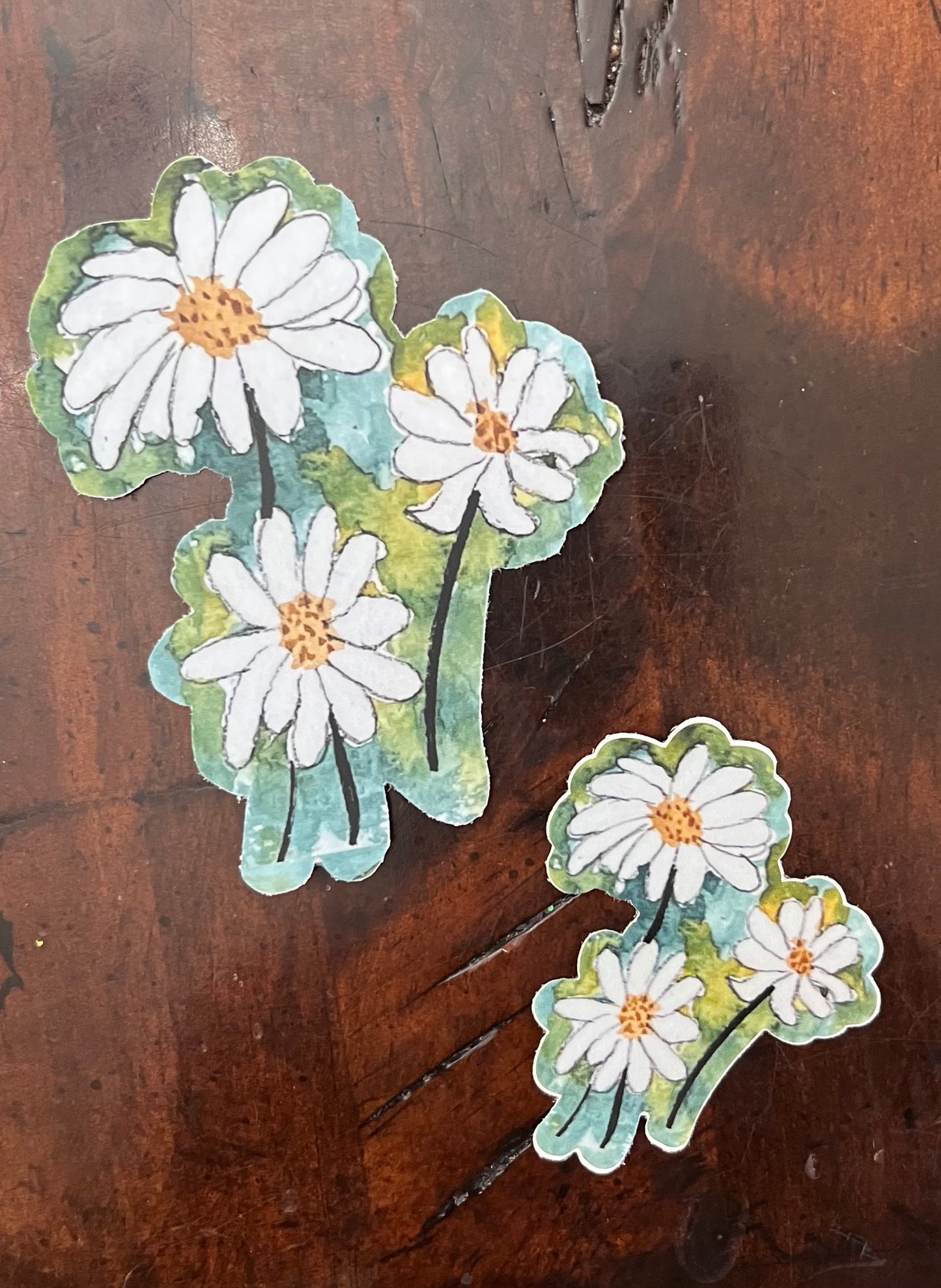 BIG Daisy Trio Sticker