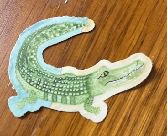 Avery Alligator Sticker