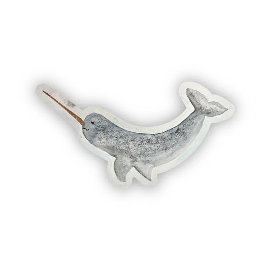 Ned Narwhal Sticker