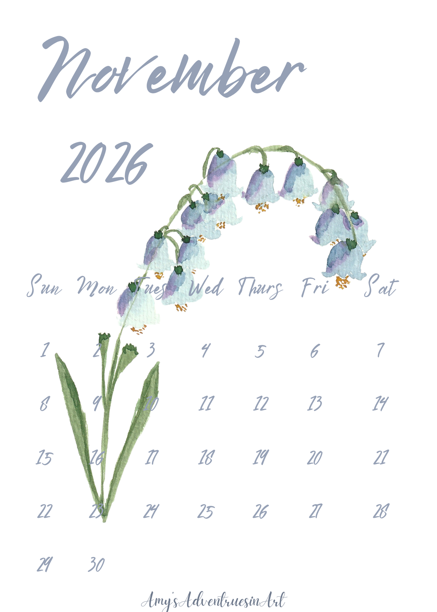 Flower Calendar
