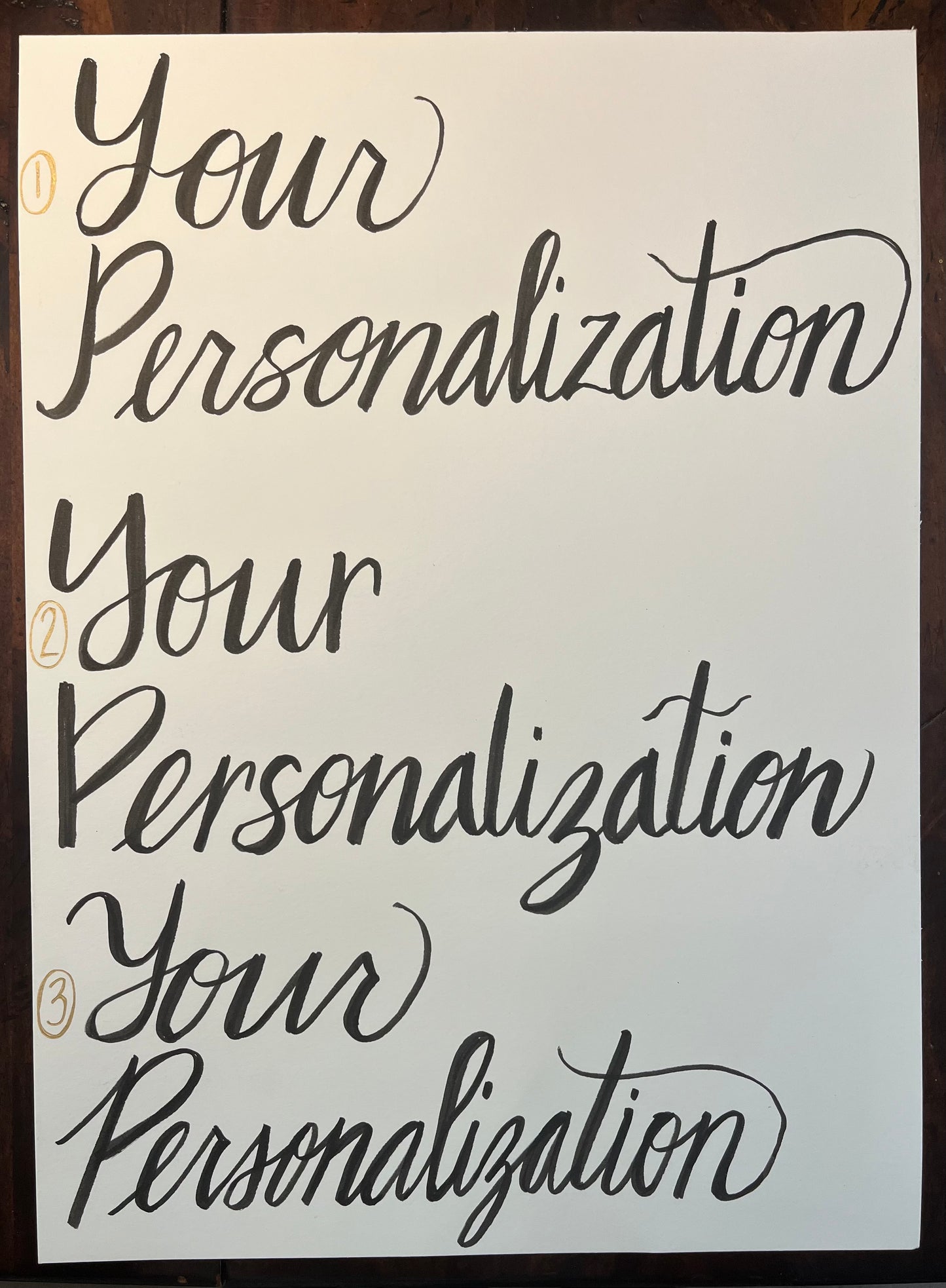School Supplies Personalized Sign
