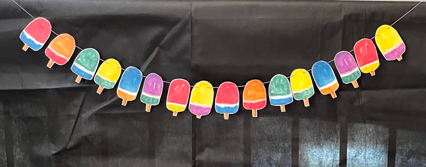 Colorful Popsicle Garland