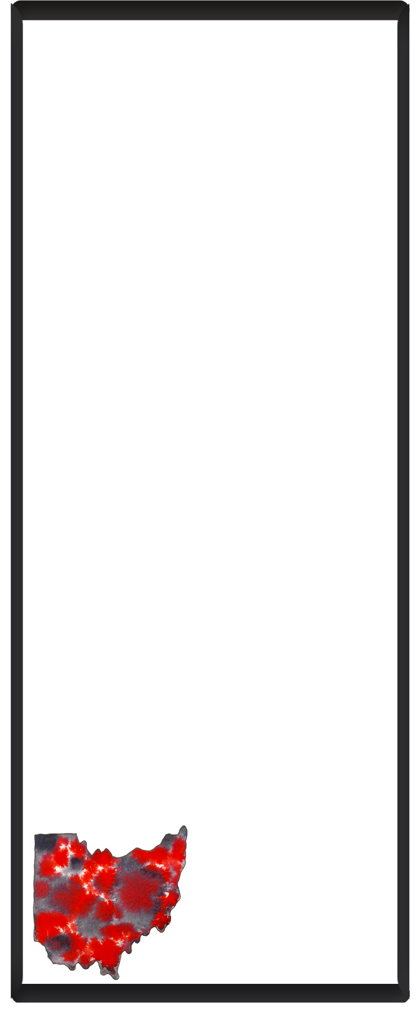 Scarlet and Gray Notepad