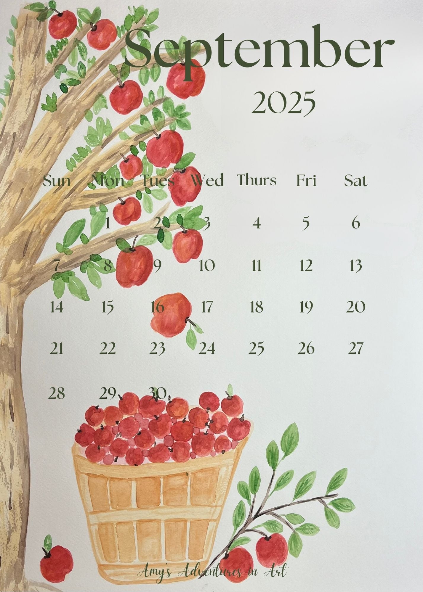 2025 Desk Scenery Calendar