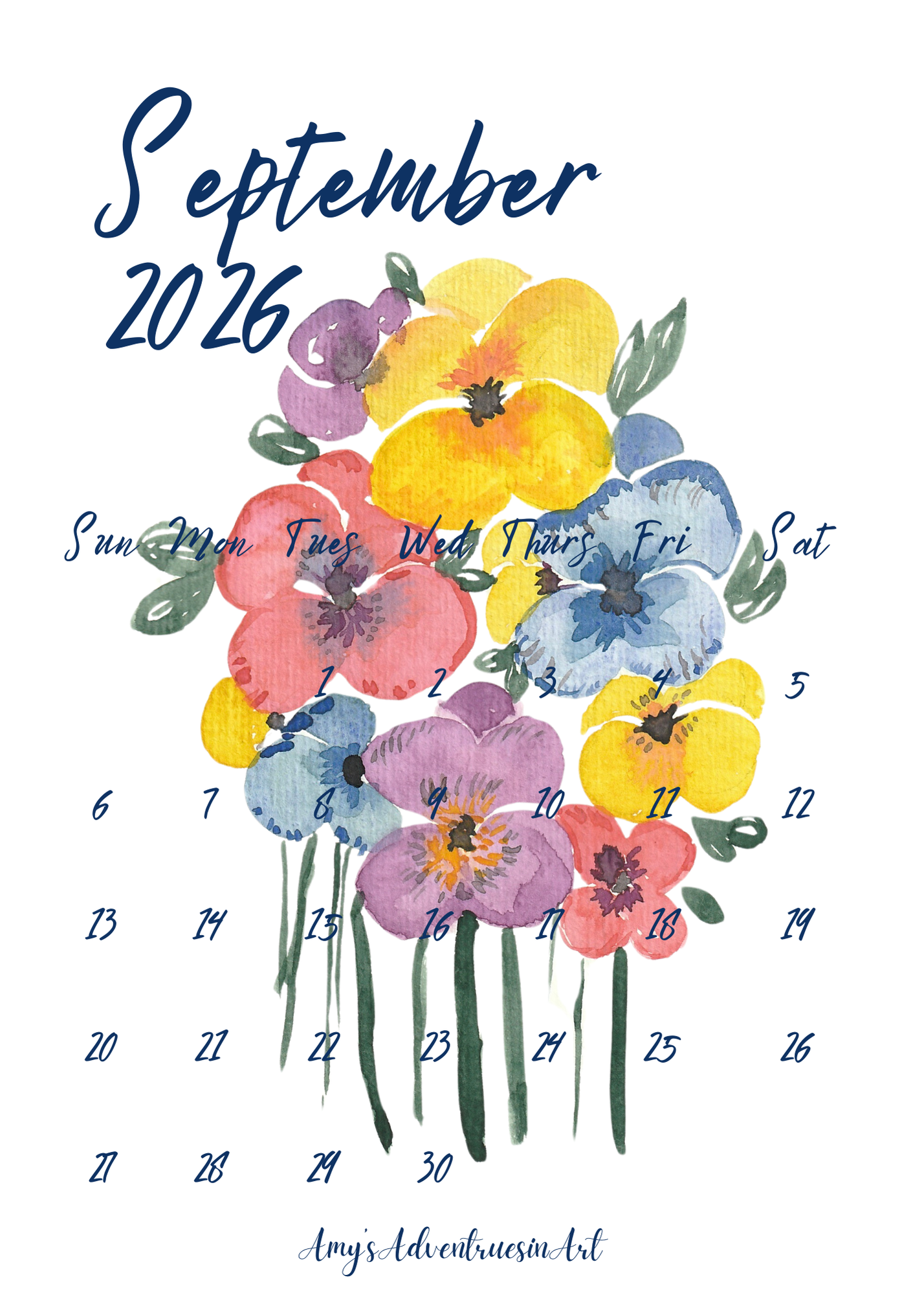Flower Calendar