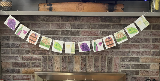 For the love of Wine Garland