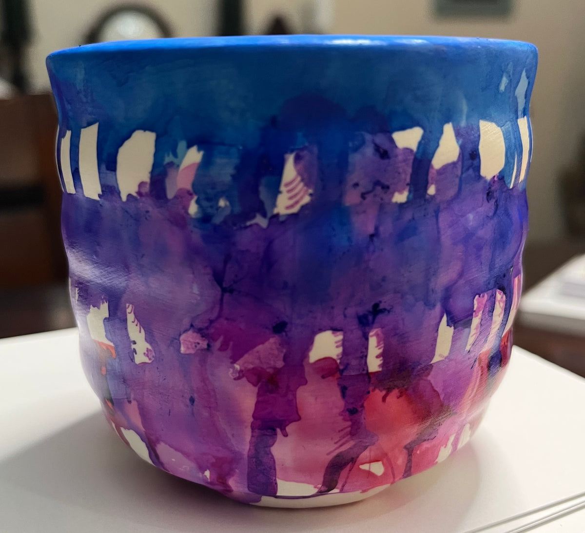 Alcohol Ink on Pots