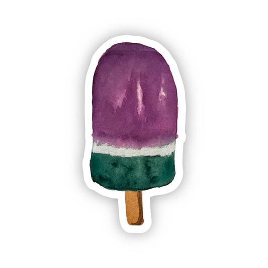 Purple Popsicle Sticker