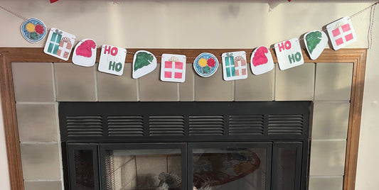 Santa Hats Garland